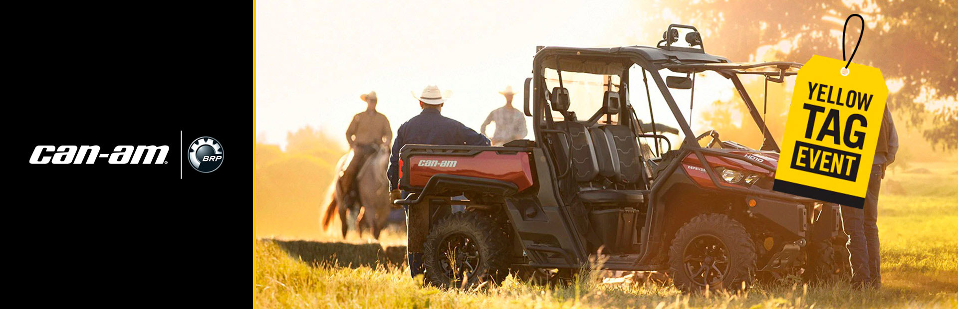 Can-Am: Yellow Tag Event - Defender Rebates